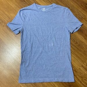 H&M slim fit t-shirt mens small light blue